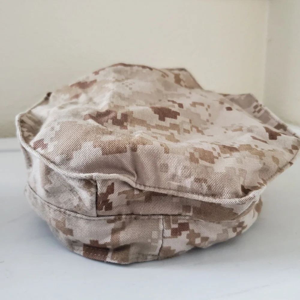 USMC MARPAT Desert Garrison Cover Sekri Industries Digital Camo Utility Cap Sz S